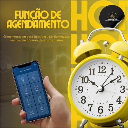 Imagem de Interruptor Touch Zigbee Inteligente Smart 3 Botões Ekaza