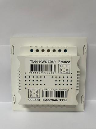 Imagem de Interruptor touchlight 4x4 - 6 botões quadrados modelo tl44-nw6-3dsr