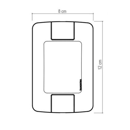Imagem de Interruptor Tramontina Aria 1 Tecla Simples - Tomada 2P+T 10A com Placa Branco