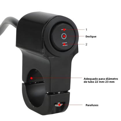 Imagem de Interruptor Universal À Prova d'Água Para Motocicleta 3 Em 1 on off Mini Interruptor De Luz De