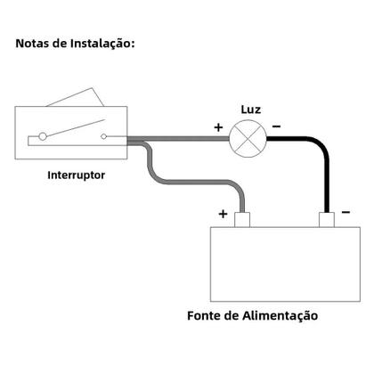 Imagem de Interruptor Universal De Desconexão De Bateria De Carro Com Cabo De 60cm E 100cm DC 12V 24V Mini