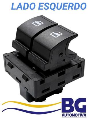 Imagem de Interruptor Vidro Elét Duplo Up 14-21 Led ul Ld Esquerdo