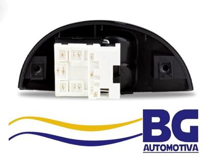 Imagem de Interruptor Vidro Elét Palio 01-04 Duplo Led Ambar Ld Esq