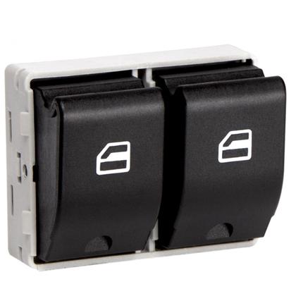 Imagem de Interruptor Vidro Eletrico Duplo Gol G4 Fox Polo 2002 Em Diante Duplo (com 2 interruptores dos vidros) Da porta Cor da luz vermelho