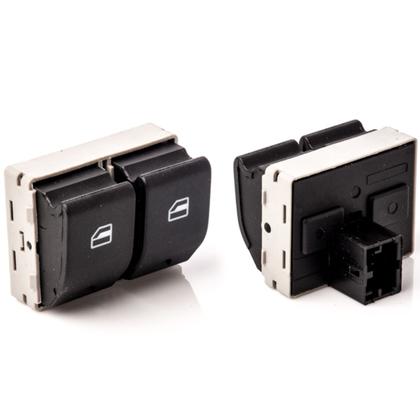 Imagem de Interruptor Vidro Eletrico Duplo Gol G4 Fox Polo 2002 Em Diante Duplo (com 2 interruptores dos vidros) Da porta Cor da luz vermelho