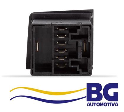 Imagem de Interruptor vidro elétrico duplo uno 02-05 led ambar ld esq