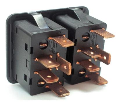 Imagem de Interruptor Vidro Elétrico Versailles Royale 91 A 96 Duplo