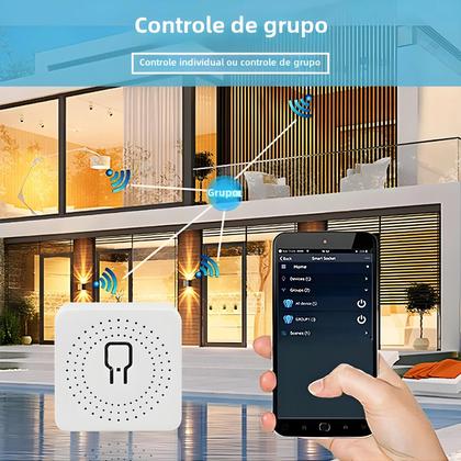 Interruptor Wi-Fi Inteligente Tuya Zigbee - Relé Disjuntor Bidirecional 220V/110V 16A Imagem de Interruptor Wi-Fi Inteligente Tuya Zigbee - Relé Disjuntor Bidirecional 220V/110V 16A