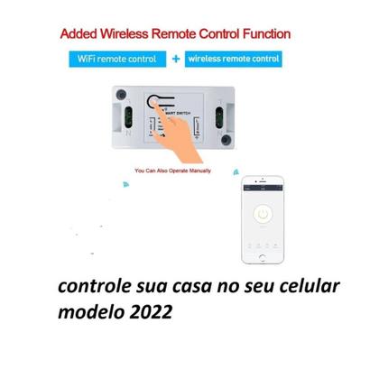Imagem de Interruptor  Wifi Automação Residencial Wifi Kit C/2 Tecnologia Prático Elegante