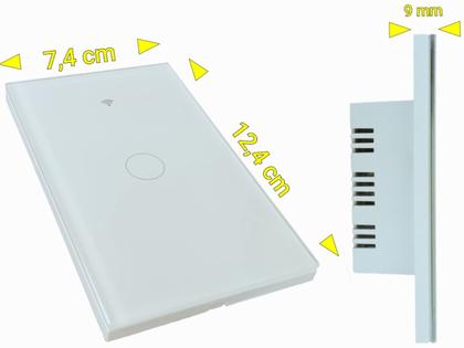 Imagem de Interruptor wifi inteligente 1 lâmpada allexa google home