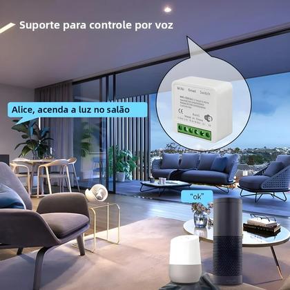Imagem de Interruptor WiFi Inteligente 16A 20A Receptor De 433Mhz Controle Remoto Funciona Com Alexa E Google