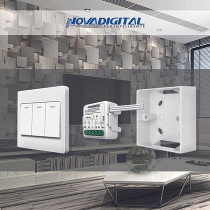 Imagem de Interruptor Wifi Mini 3 Canais Novadigital Tuya