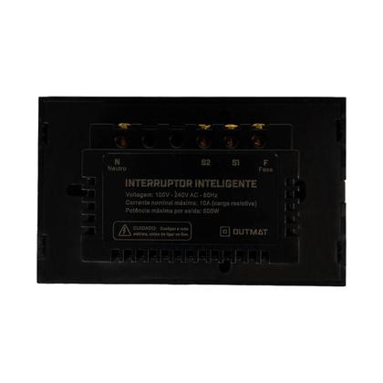 Imagem de Interruptor Wifi Outmat 2 Touch Acenda E Apague Celular