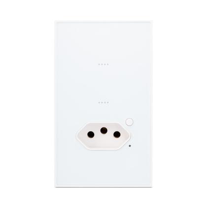 Imagem de Interruptor Wifi Soft Touch Série Vênus 2 Botão com Tomada 4x2