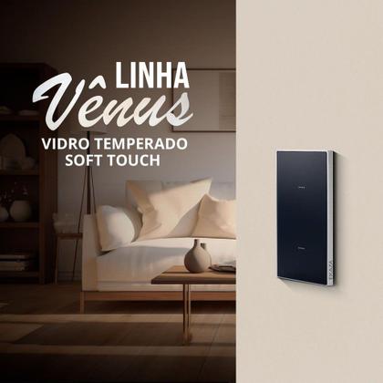 Imagem de Interruptor Wifi Soft Touch Série Vênus 2 Botões 4x2