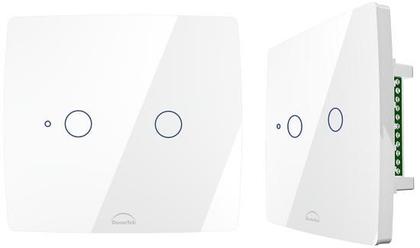 Imagem de Interruptor Wifi Touch 2 Botões Inteligente 4x4 Branco