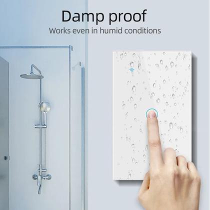 Imagem de Interruptor Wifi Touch Led 4 Botões Smart Google Home Alexa