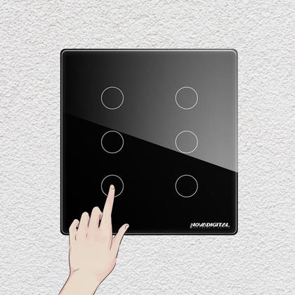 Imagem de Interruptor Zigbee Inteligente 6 Botões Alexa Novadigital