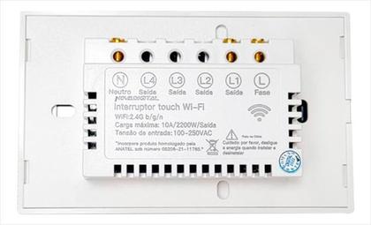 Imagem de Interruptor Zigbee Inteligente Smart 1 Botão Novadigital Branco
