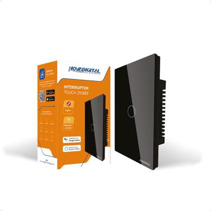 Imagem de Interruptor Zigbee Touch 1 Botão Inteligente 4x2