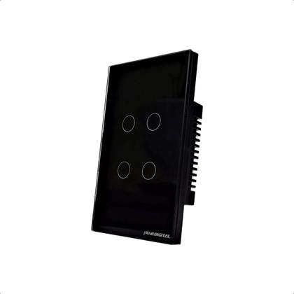 Imagem de Interruptor Zigbee Touch 4 Botões Inteligente 4x2