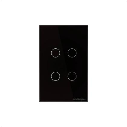 Imagem de Interruptor Zigbee Touch 4 Botões Inteligente 4x2