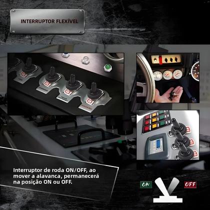 Imagem de Interruptores De Rocker Para Carro À Prova d'Água De 2 Pinos ON/OFF SPST, Pacote Com 8, 20A 12V