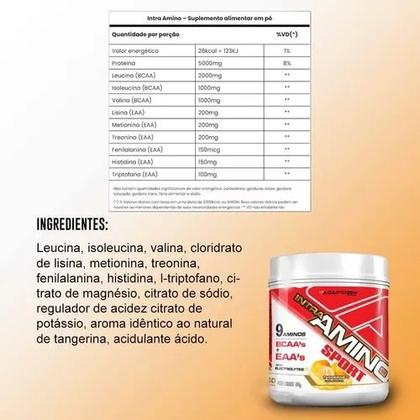 Imagem de Intra Amino -  Eaa 9 Aminos Bcaa - 201g - Adaptogen