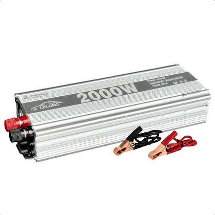 Imagem de Inversor 24v P 110v ou 220v 2000w Conversor Tensão Veicular
