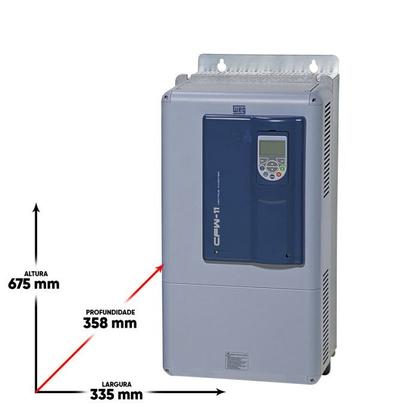 Imagem de Inversor 40CV 220V de Frequência Weg CFW11 Trifásico