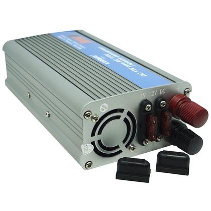 Imagem de Inversor Conversor 12V para 110V Potência 1000W Veicular Transformador Tensão Leboss LB-521 Cinza
