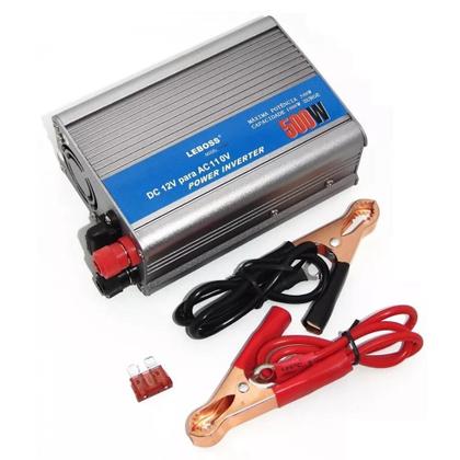 Imagem de Inversor Conversor 12V para 220V Potência 500W Veicular Transformador Tensão Leboss LB-507A