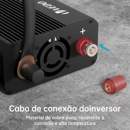 Imagem de Inversor Conversor De Tensão 12v Para 110v 4000w Pico 8000w