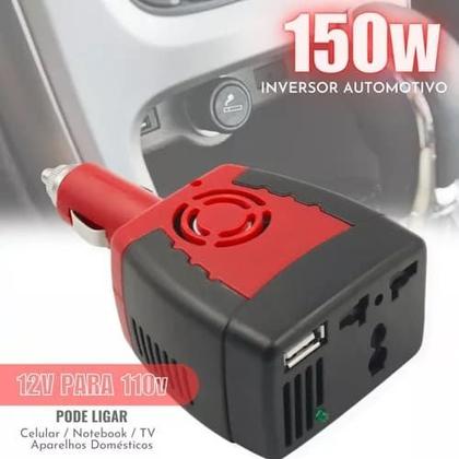 Imagem de Inversor Conversor Do Carro Tomada Veicular 12v P 220v 150w