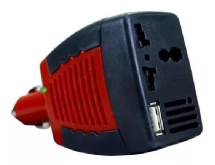Imagem de Inversor Conversor Tomada Carro 75w 12v P/110v Usb Veicular INV-55