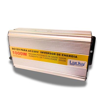 Imagem de Inversor De Energia Tensão Onda Modificada 12v Para 110V 1000w  Carro Segurança