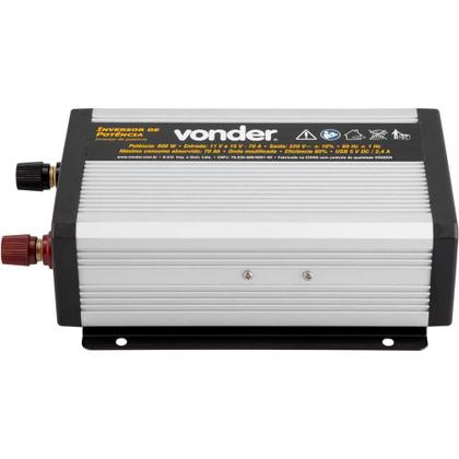 Imagem de Inversor De Potência 600 W 12 V Dc Para 220 V~ Vonder