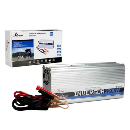 Imagem de Inversor de Tensão 12v 110v 2000w Knup KP550 com Saída USB