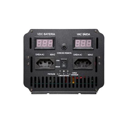 Imagem de Inversor de Tensão + Carregador Bateria 12v/220v 4000w de Pico Flach