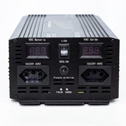 Imagem de Inversor de Tensão Senoidal Puro 12/220 3000W Pico - Flach