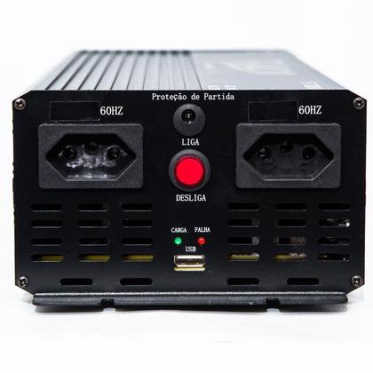 Imagem de Inversor Energia  12v x 220v 3000w Semi-senoidal Flach