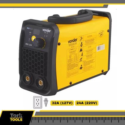 Imagem de Inversor Solda Eletrodo Tig 120a Bivolt Mono Riv124 Vonder