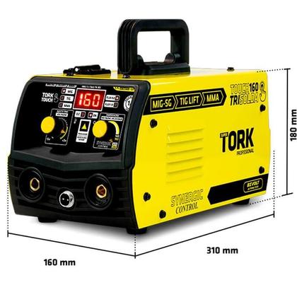 Imagem de Inversora Solda 160A Mig/Mma/Tig Bivolt C/Máscara +