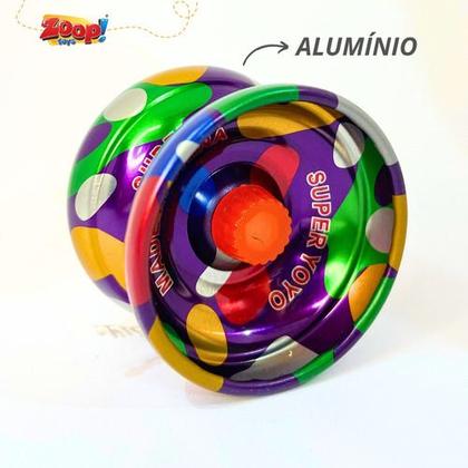 Io-io Yoyo Ioio Yo-yo Ioiô Aluminio Rolamento Presente Metal