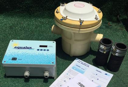 Imagem de IONIZADOR AQUALUX SPLASH AQ 25  TRATA PISCINAS COM ATÉ 25m³
