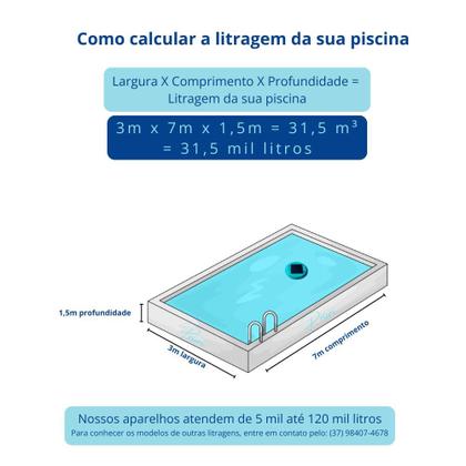 Imagem de Ionizador De Água Priori Para Piscinas De 5 mil Até 15 mil Litros