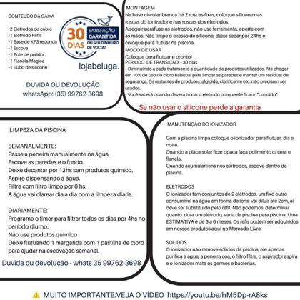 Imagem de Ionizador Solar Flutuante Para Piscinas De Até 30 Mil Litros