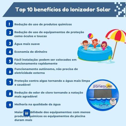 Imagem de Ionizador Solar Triplo Para Piscinas De Até 300 Mil Litros