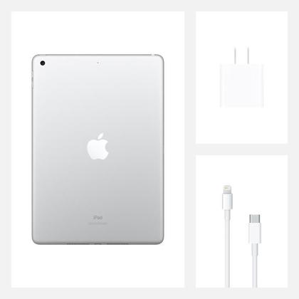 Apple iPad (第8世代) 32GB シルバー iPad 8 Apple, Tela Retina 10.2”, 32GB, Prata, Wi-Fi - MYLA2BZ/A