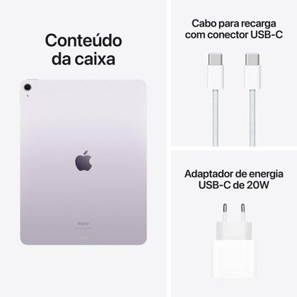Imagem de iPad Air 13" M2, 6ª geração, Wi-Fi, 1TB - Roxo